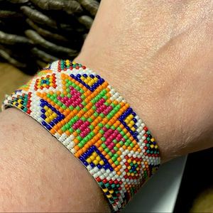 New ICON Beaded Cuff Bracelet gorgeous gift idea